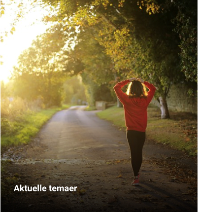 Eksempel på et linkkort med overlay fra bunden